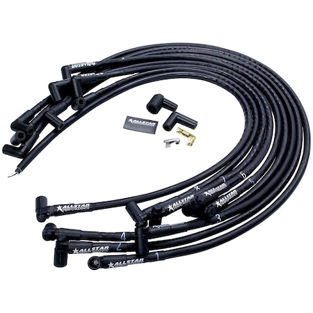 Allstar Performance Spark Plug Race Wire Set Under Header with Sleeve ALL81370